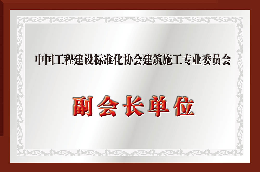 建筑施工專業委員會副會長單位